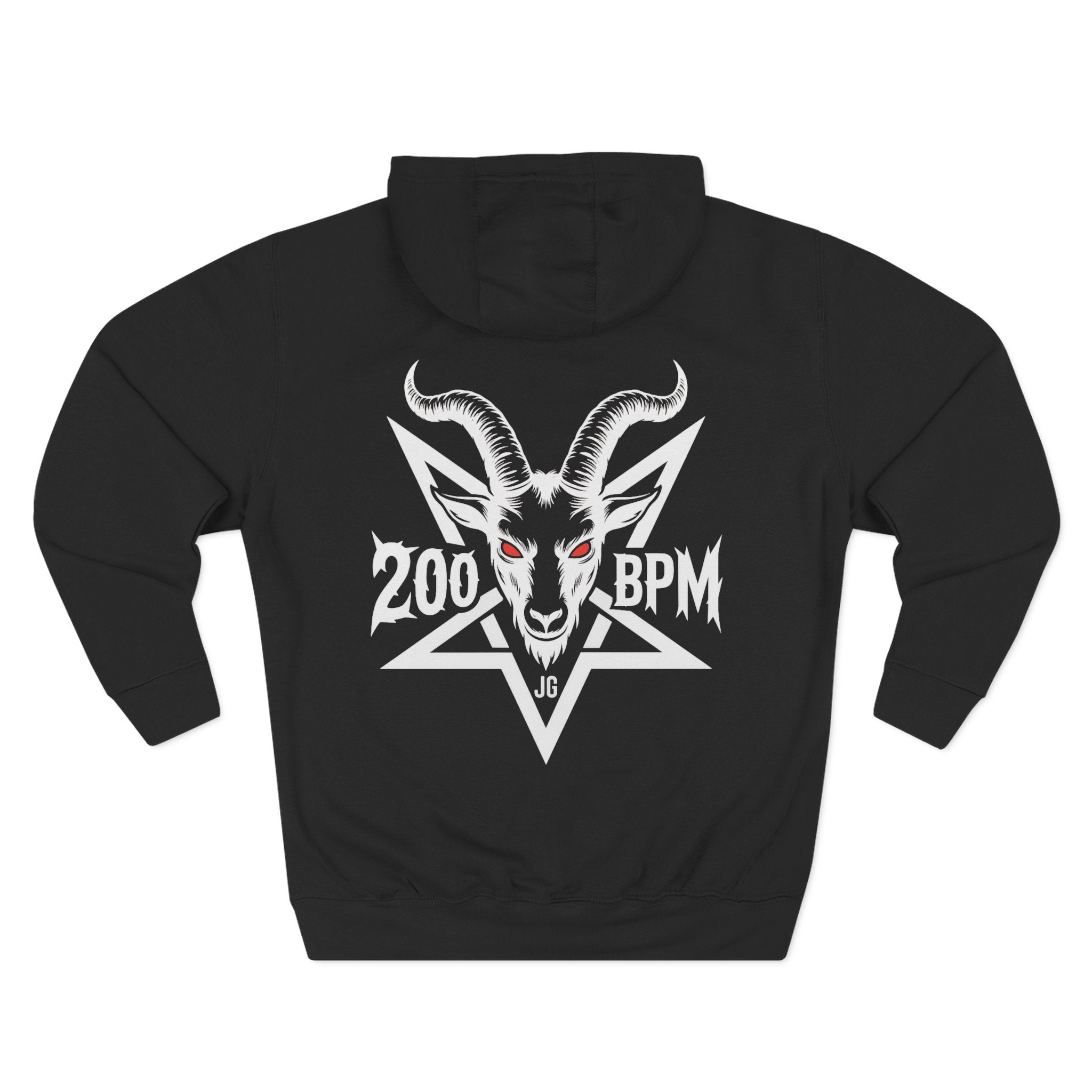 Three-Panel Fleece Hoodie